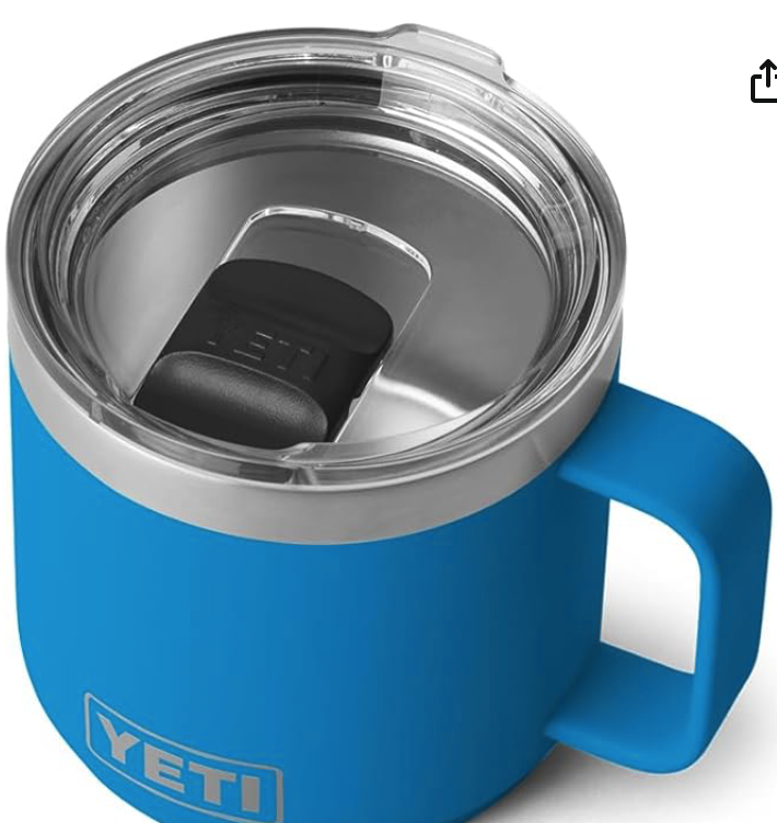 Tazza Rambler YETI - Acciaio Inox Isolato, Coperchio MagSlider, 414 Ml, Nero, Stackabile - Foto 10